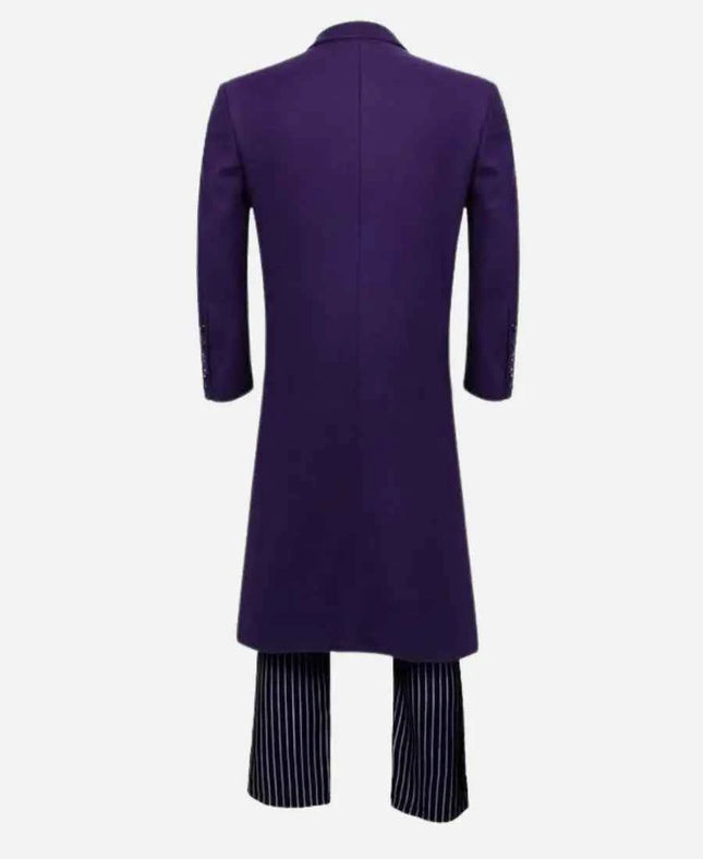 The Matrix 4 Morpheus Purple Long Coat