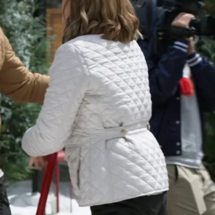 Jingle Bell Run Ashley Williams White Jacket