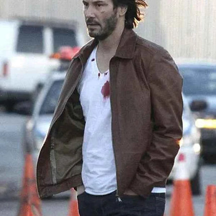 John Wick Reeves Leather Jacket