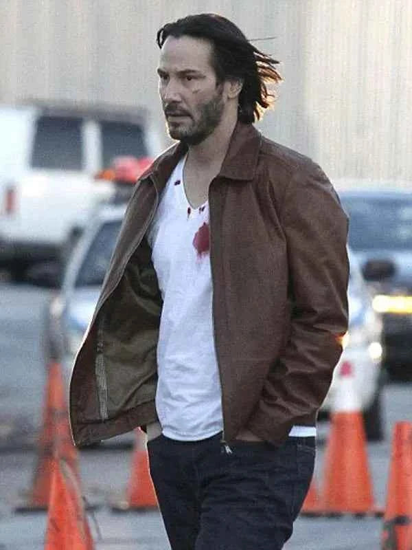 John Wick Reeves Leather Jacket