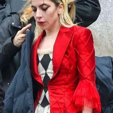 Joker Folie À Deux Lady Gaga Red Blazer