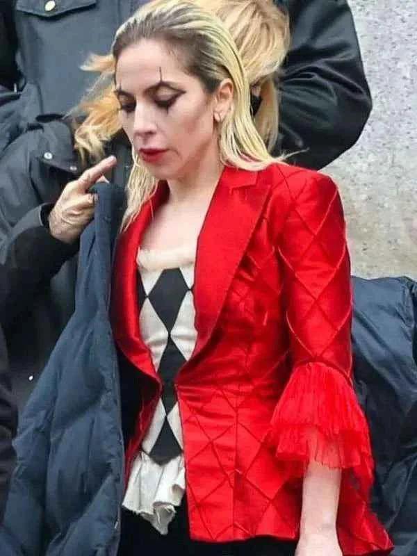 Joker Folie À Deux Lady Gaga Red Blazer