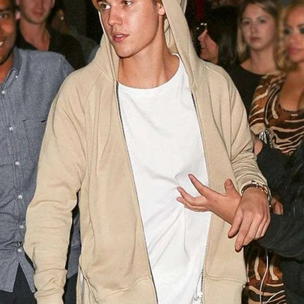 Justin Bieber Beige Hoodie