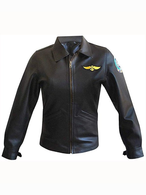 Kelly McGillis Top Gun Leather Jacket