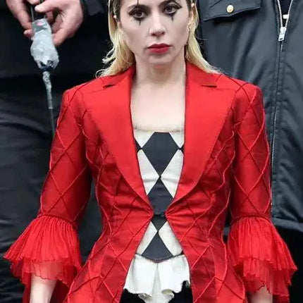 Joker Folie À Deux Lady Gaga Red Blazer