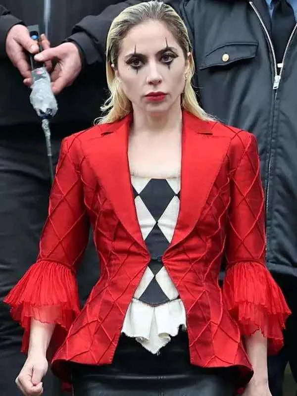 Joker Folie À Deux Lady Gaga Red Blazer