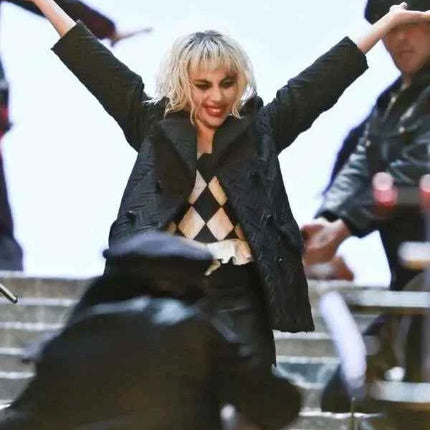 Joker Folie À Deux Lady Gaga Black Coat