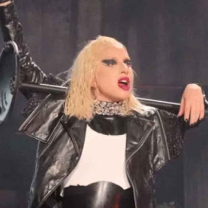 Joker Folie À Deux Lady Gaga Black Leather Jacket