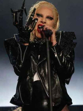 Joker Folie À Deux Lady Gaga Black Leather Jacket