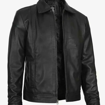 John Wick 4 Keanu Reeves Black Leather Jacket