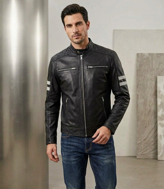 Lindgren Racer Jacket with Stripes