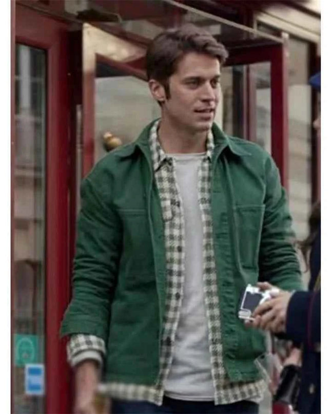 Emily In Paris Gabriel Cotton Green Jacket