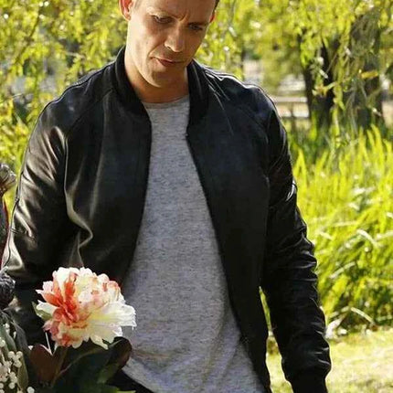 Lucifer S02 Kevin Alejandro Black Bomber Jacket