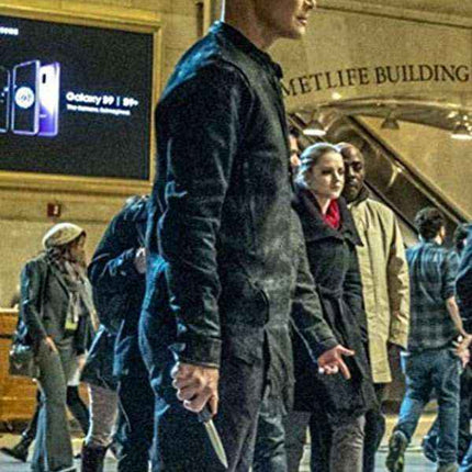John Wick 3 Mark Dacascos Leather Jacket Black