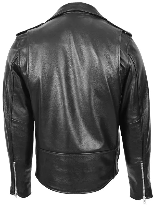 The Matrix 4 Jonathan Groff Black Leather Jacket - Top Celeb Style