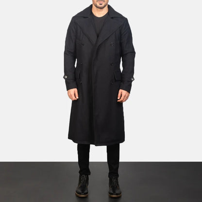 Winslet Black Wool Coat