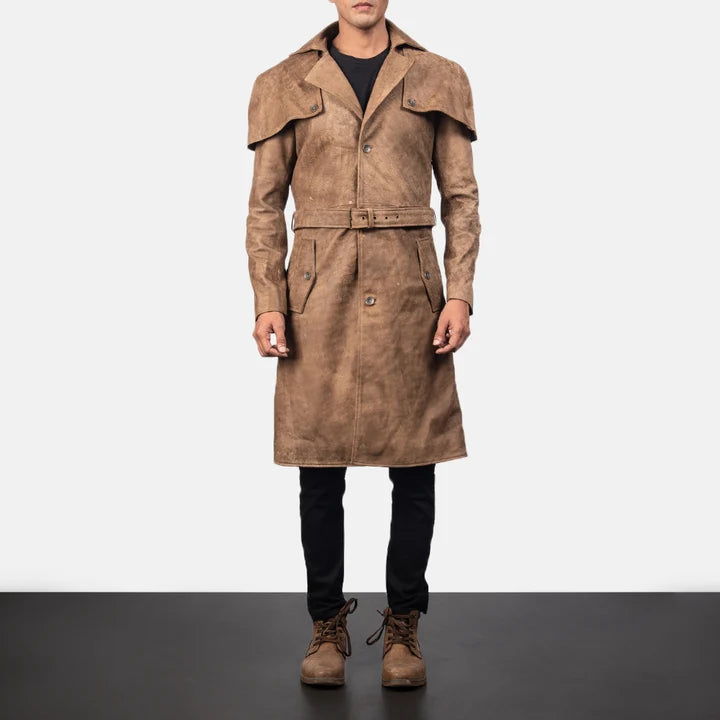 Kestwick Snuffed Leather Duster