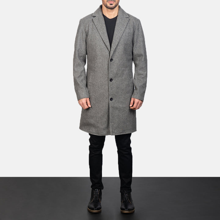 Bramfield Single-Breasted Wool Coat
