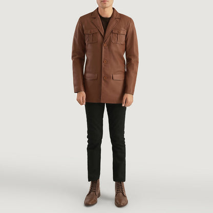 Beckford Classic Leather Blazer