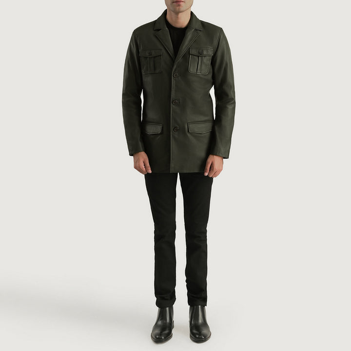 Beckford Classic Leather Blazer