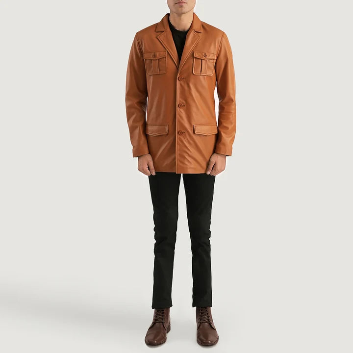 Beckford Classic Leather Blazer