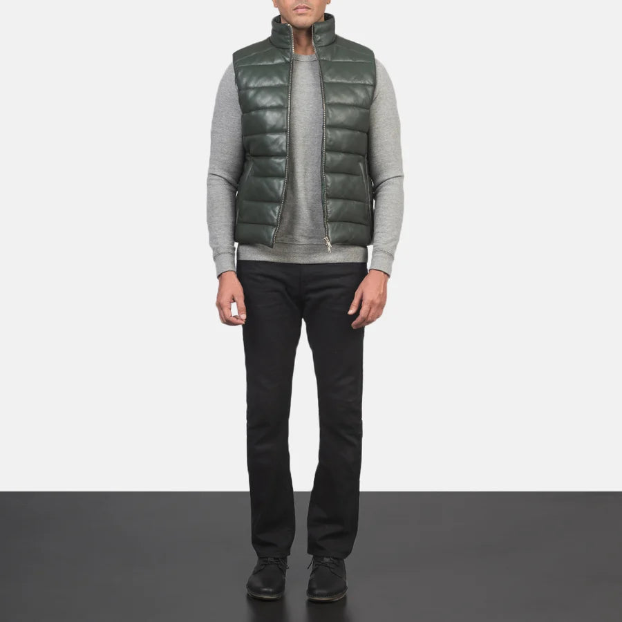 Men Leather Vest