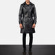 Winslow Belted Leather Duster Coat