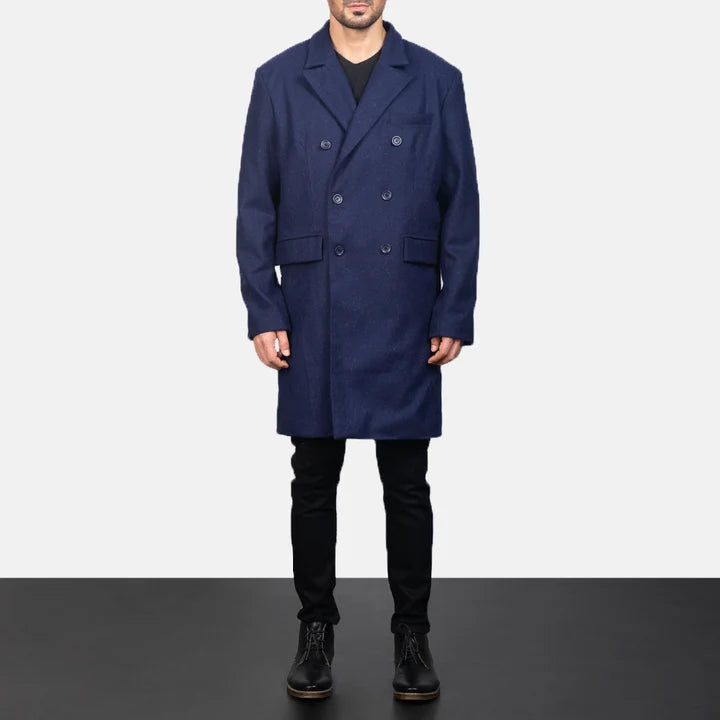 Holt Double-Breasted Wool Coat
