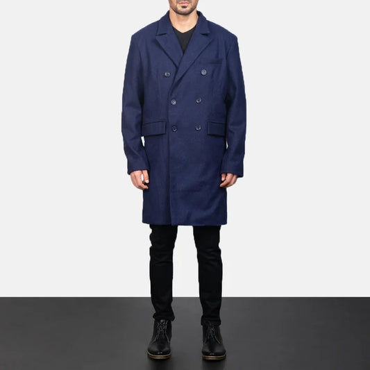 Holt Double-Breasted Wool Coat