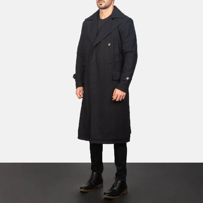 Winslet Black Wool Coat