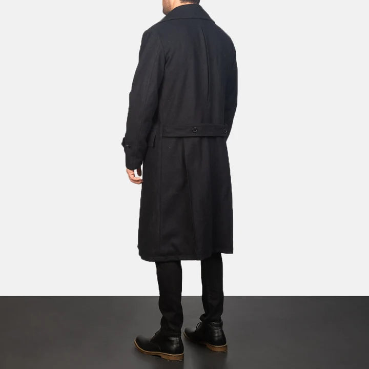 Winslet Black Wool Coat