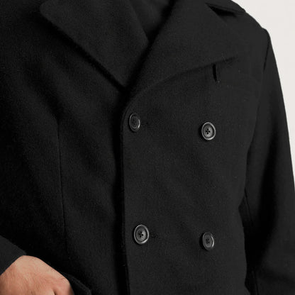 Holt Double-Breasted Wool Coat
