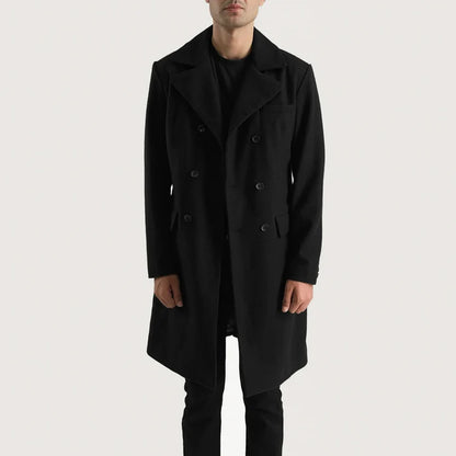 Holt Double-Breasted Wool Coat