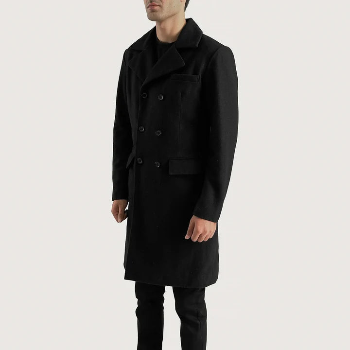 Holt Double-Breasted Wool Coat