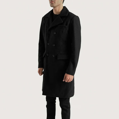 Holt Double-Breasted Wool Coat