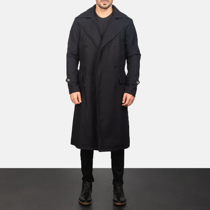Winslet Black Wool Coat