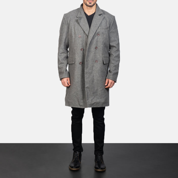 Holt Double-Breasted Wool Coat