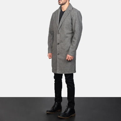 Bramfield Single-Breasted Wool Coat