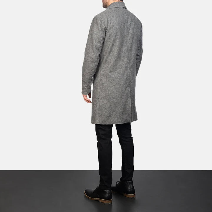 Bramfield Single-Breasted Wool Coat
