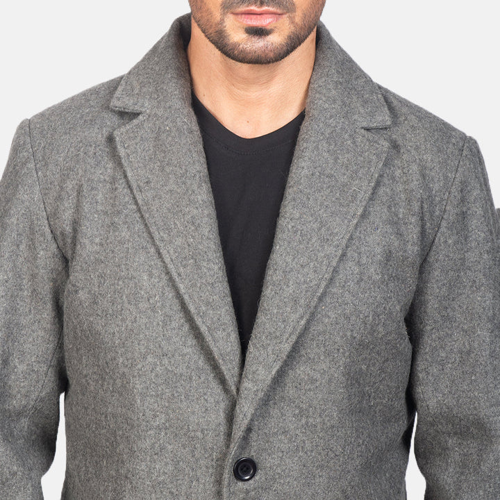 Bramfield Single-Breasted Wool Coat