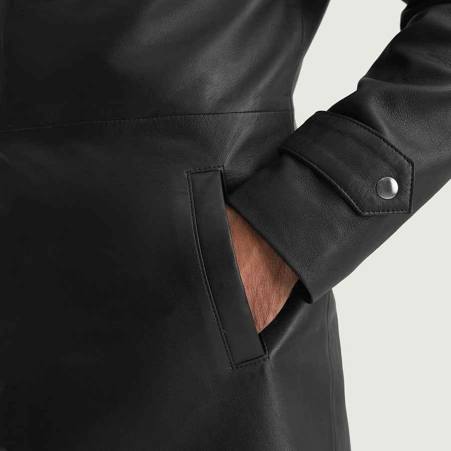 Sterling Sheepskin Men Leather Coat