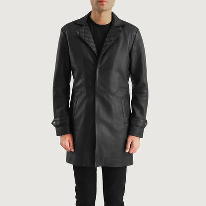 Sterling Sheepskin Men Leather Coat