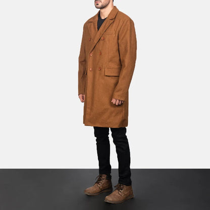 Holt Double-Breasted Wool Coat