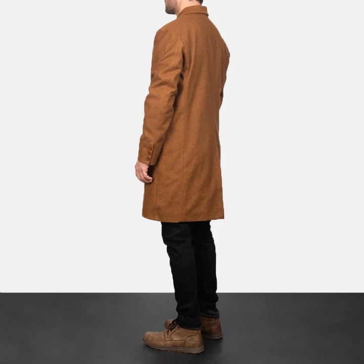 Holt Double-Breasted Wool Coat