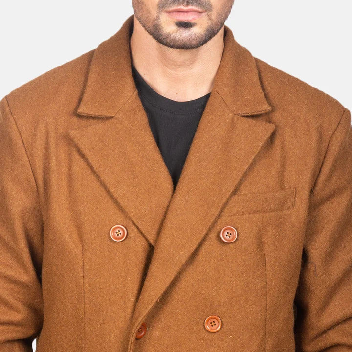 Holt Double-Breasted Wool Coat