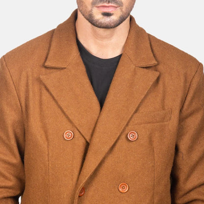 Holt Double-Breasted Wool Coat