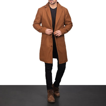 Bramfield Single-Breasted Wool Coat