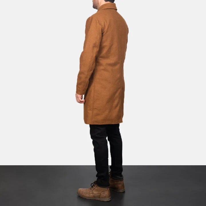 Bramfield Single-Breasted Wool Coat