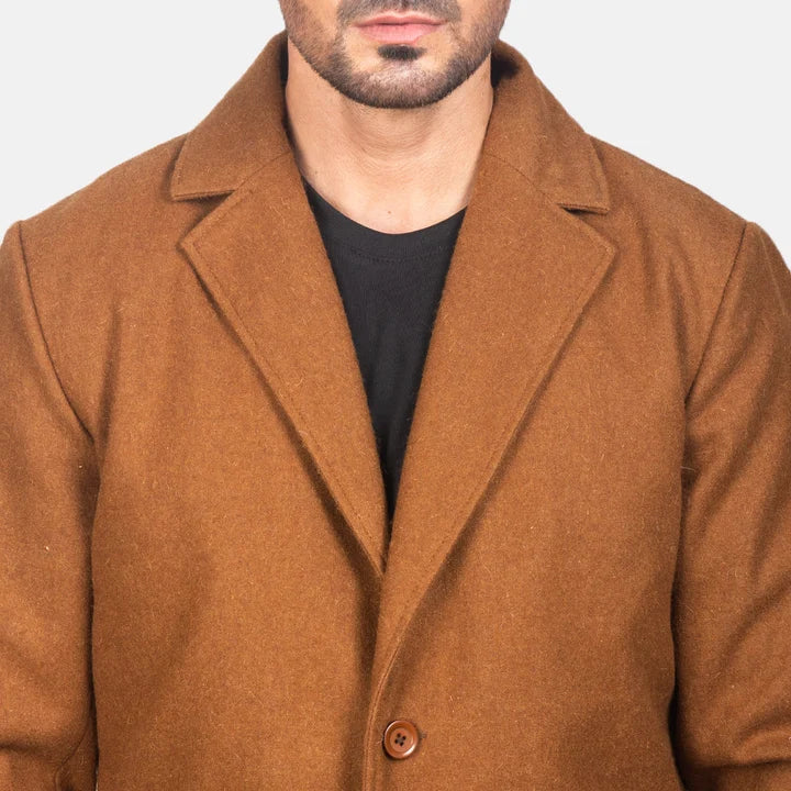 Bramfield Single-Breasted Wool Coat