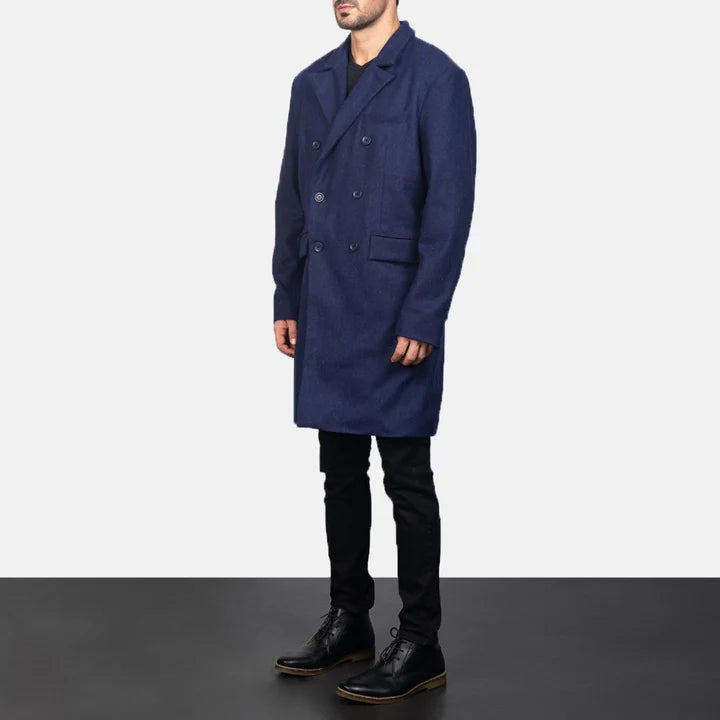 Holt Double-Breasted Wool Coat
